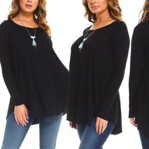 Isaac Liev Women long sleeve tunic top